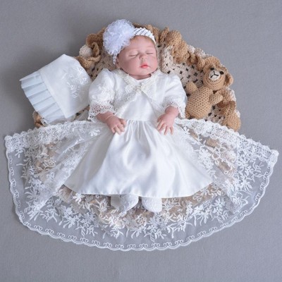 new born baby dress embroidery